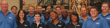 The Cape Town team at the new premises in Montague Gardens.